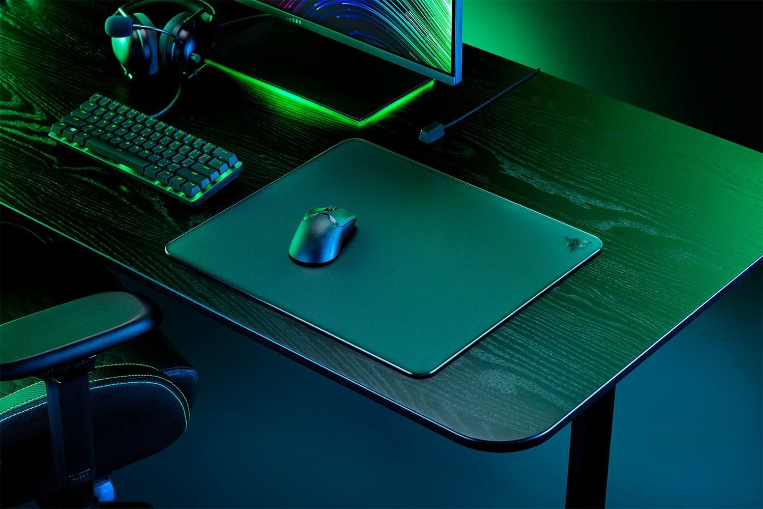 Razer Atlas hærdet glas musemåtte - Large, sort billede