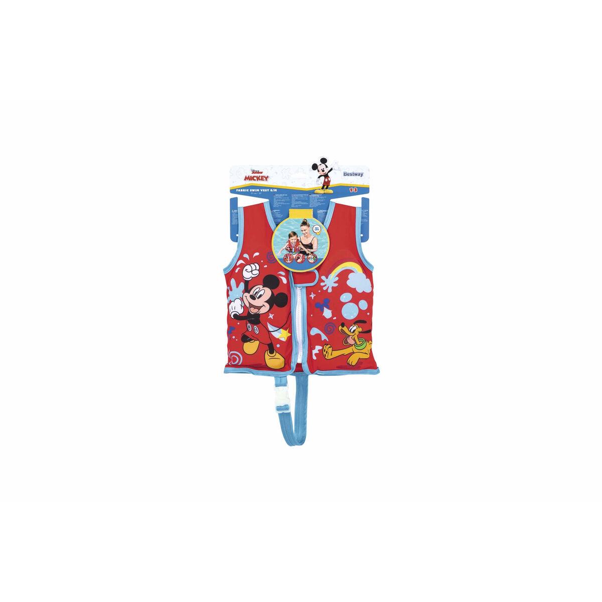 Bestway Mickey Mouse svømmevest - rød S/M (11-19 kg)