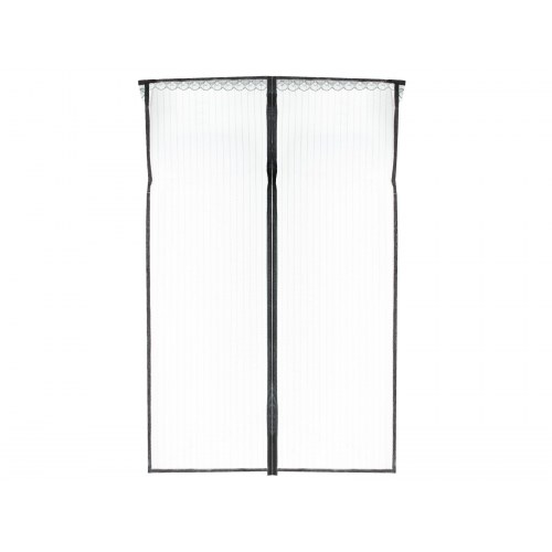 Magnetisk myggenet til dør – 85 × 210 cm, sort