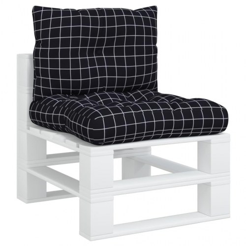 Pallehynder 2 stk. oxfordstof ternet sort