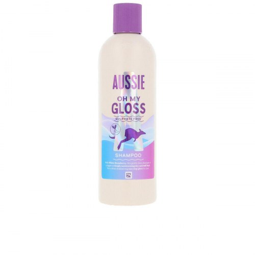 Aussie Oh My Gloss Shampoo - sulfatfri, 200 ml