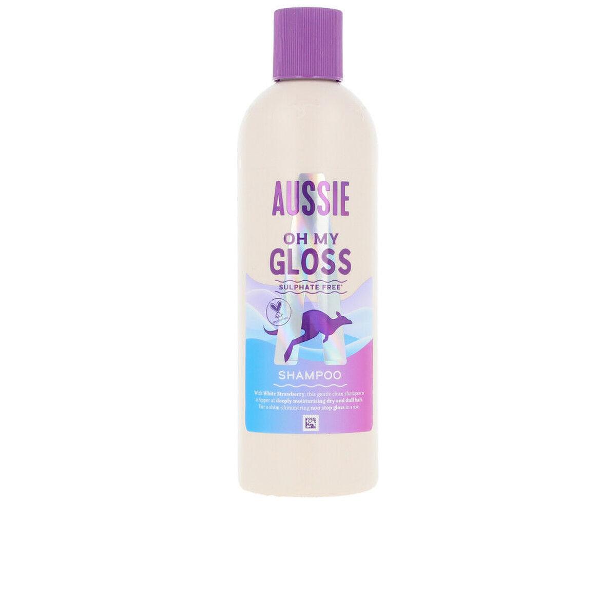 Aussie Oh My Gloss Shampoo - sulfatfri, 200 ml