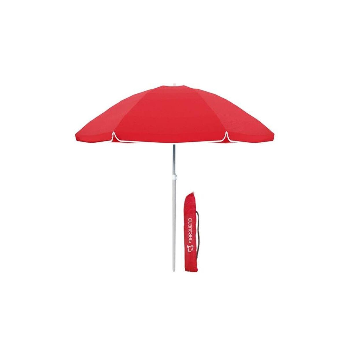 Marbueno Parasol - rød strand- og haveparasol