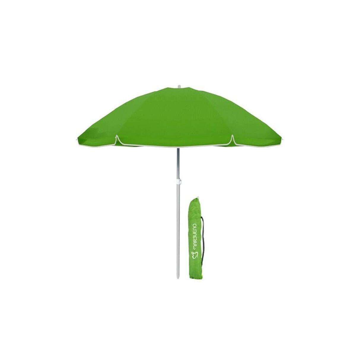 Marbueno Parasol - grøn strand- og haveparasol