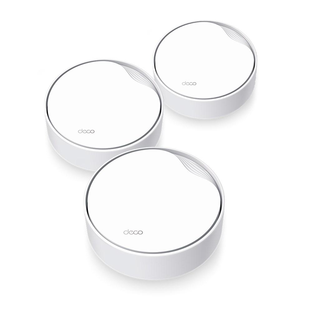 TP-Link DECO X50-PoE(3-PACK), Hvid, Intern, Mesh-system, 600 m², Dual-band (2,4 GHz / 5 GHz), Wi-Fi 6 (802.11ax)