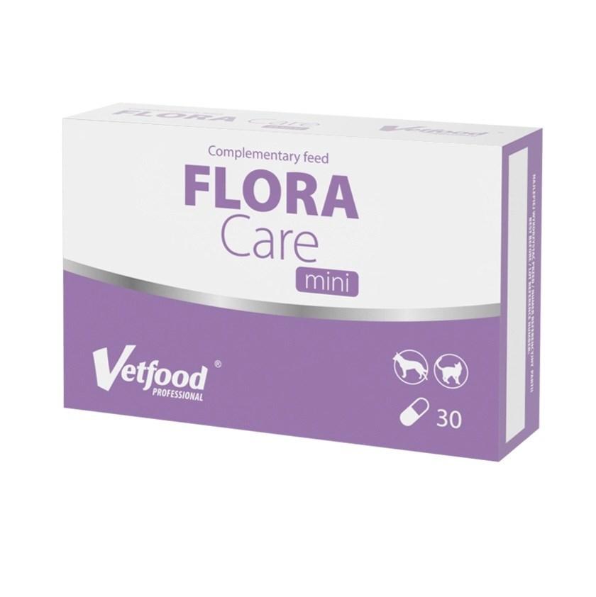 Vetfood Flora Care Mini – kosttilskud til hunde og katte, 30 stk.