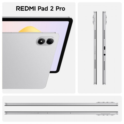 Xiaomi Redmi Pad 2 Pro 12,1" tablet - 6/128 GB - Sølvfarvet