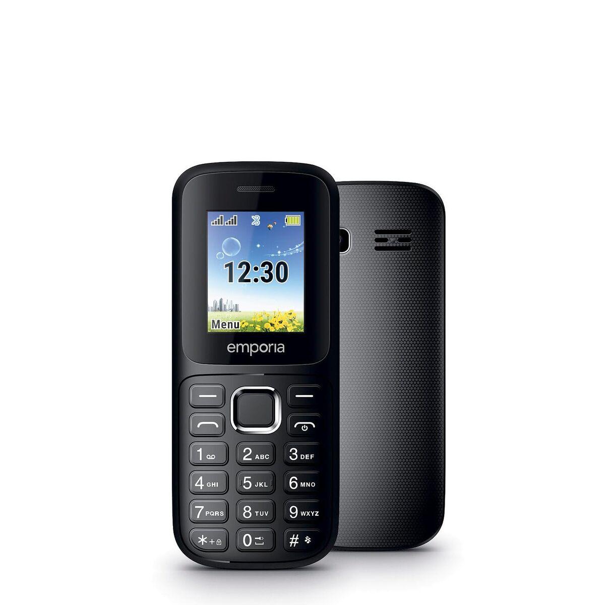 Emporia - enkel mobiltelefon i sort