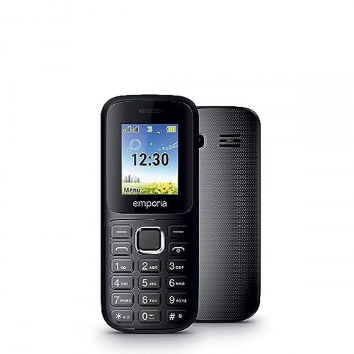 Emporia - enkel mobiltelefon i sort