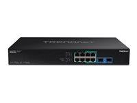 TRENDnet TPE-BG102G gigabit switch - 10 porte med PoE++ (240 W) billede