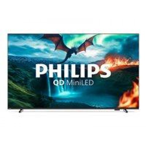 Philips 55MLED820 55" 4K UHD QD MiniLED Smart TV - Sort