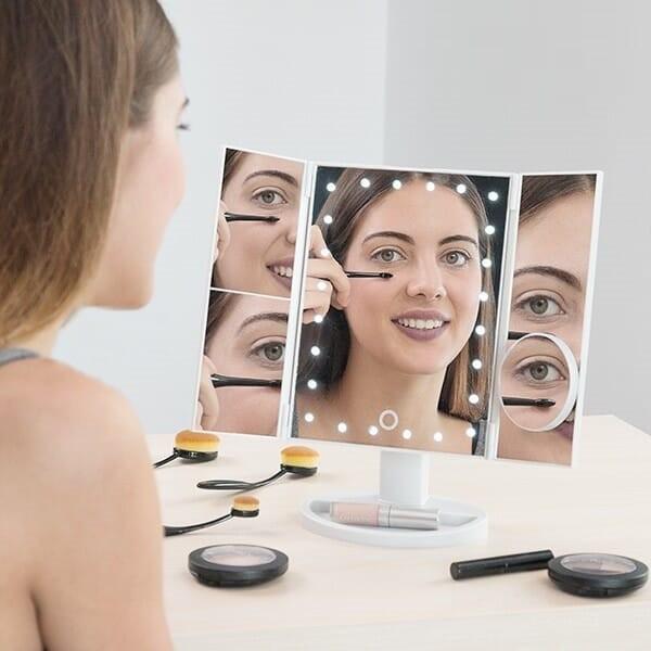 Billede af Makeup-Spejl med LED 4-in-1 Ledflect InnovaGoods