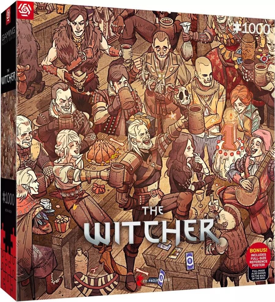 Good Loot Gaming Puzzle: The Witcher (Wiedzmin) Birthday 1000 elementów
