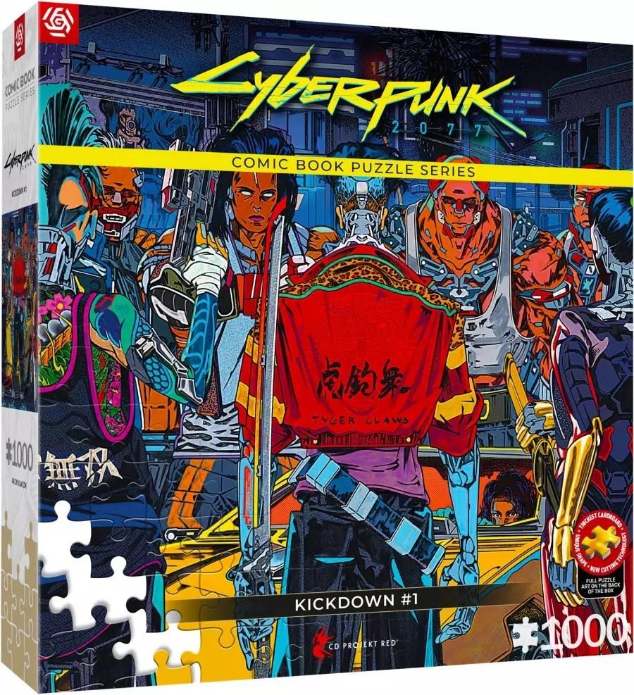 Cenega – Good Loot Comic Book puslespil: Cyberpunk 2077 Kickdown – 1.000 brikker