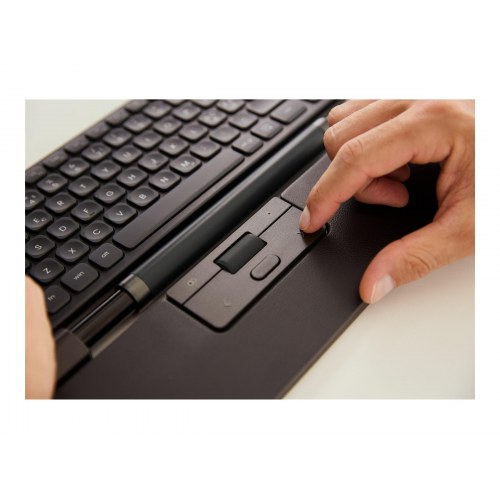 Contour Design RollerMouse Pro - grå centreret mus med håndledsstøtte