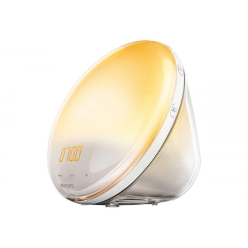 Philips Wake-up Light HF3531 vækkeur med radio – hvid