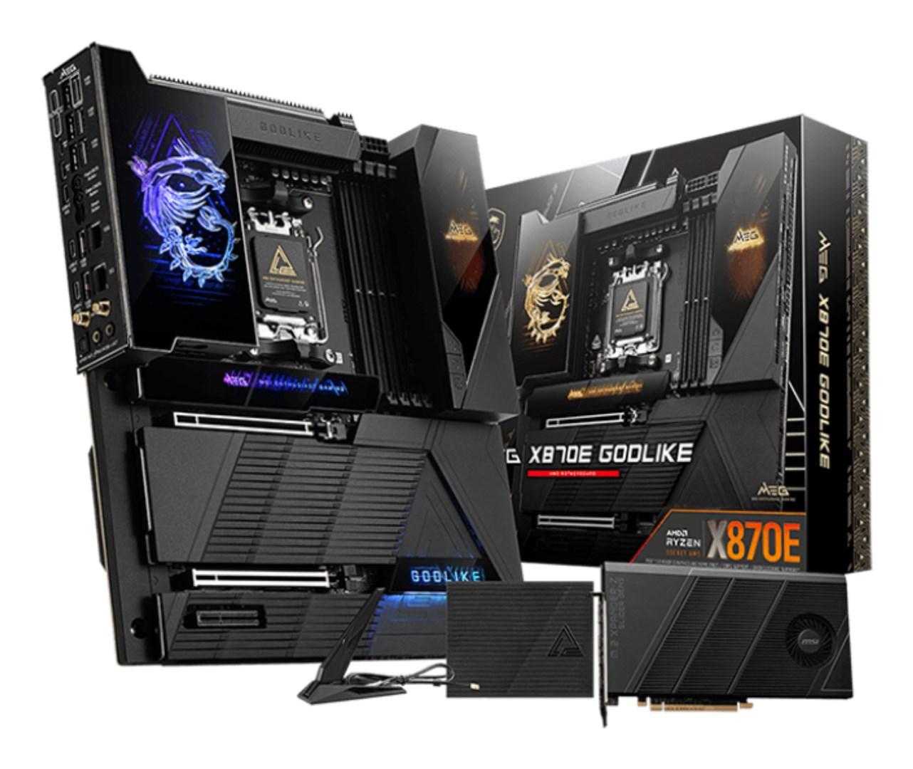 MSI MEG X870E GODLIKE – bundkort til AMD X870E, Socket AM5, E-ATX billede