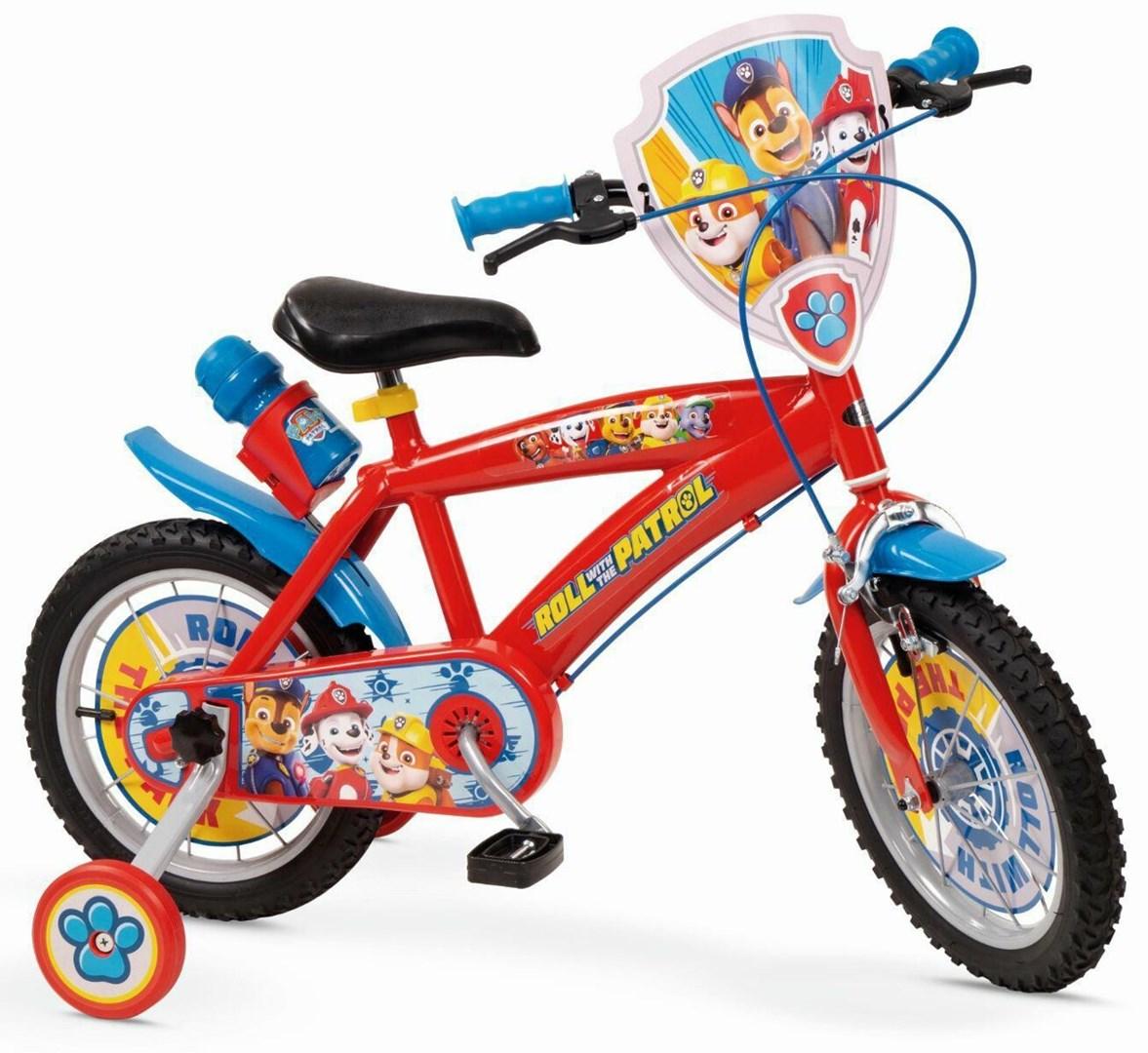 Børnecykel 14 Paw Patrol rød 1478 dreng NYT TOIMSA