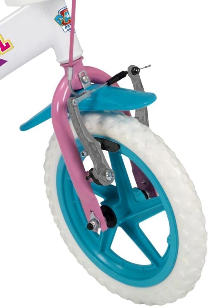 TOIMSA børnecykel 12" - PAW Patrol, hvid/lyserød (piger)