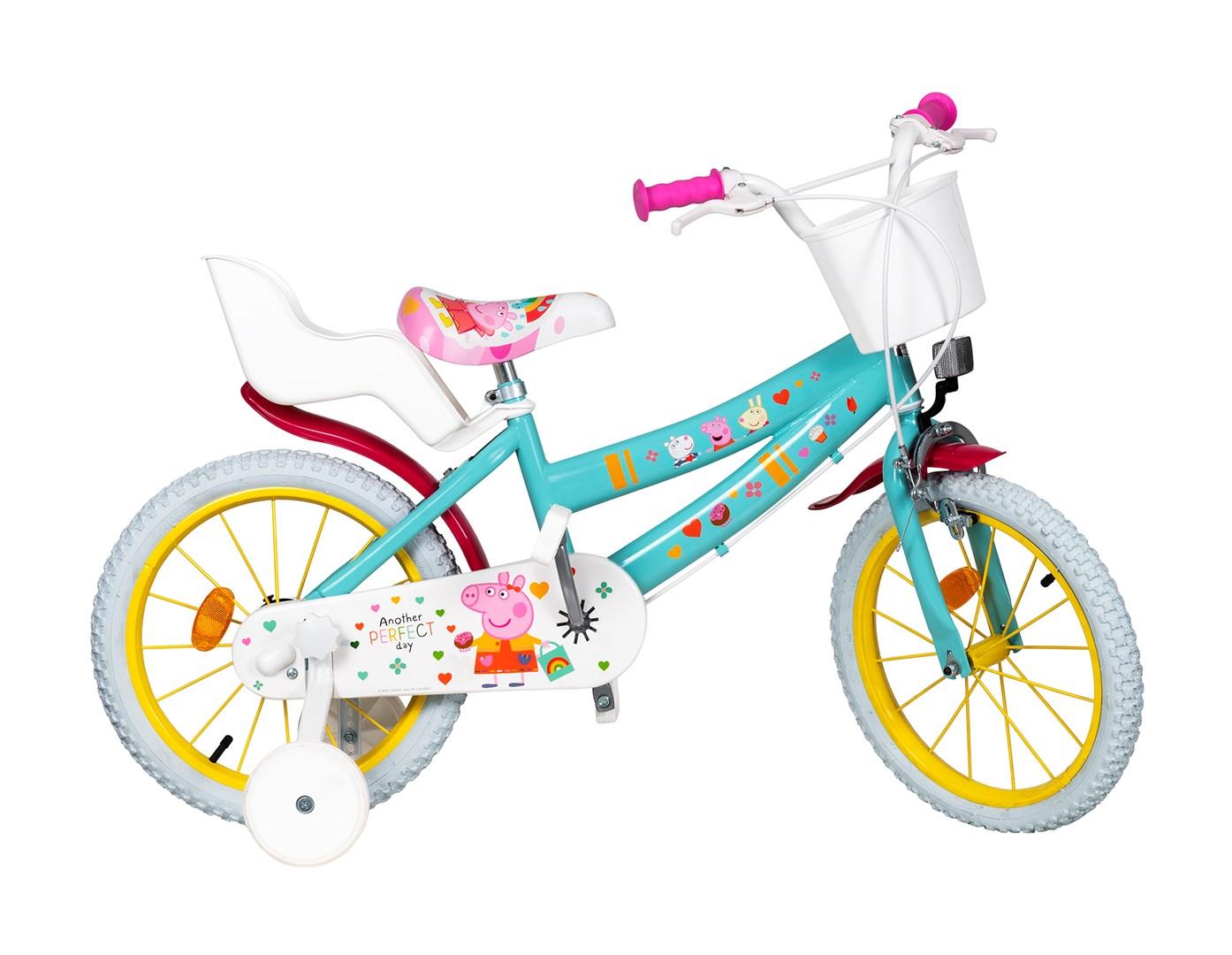 TOIMSA TOI1698 16" børnecykel - Peppa Pig, grøn