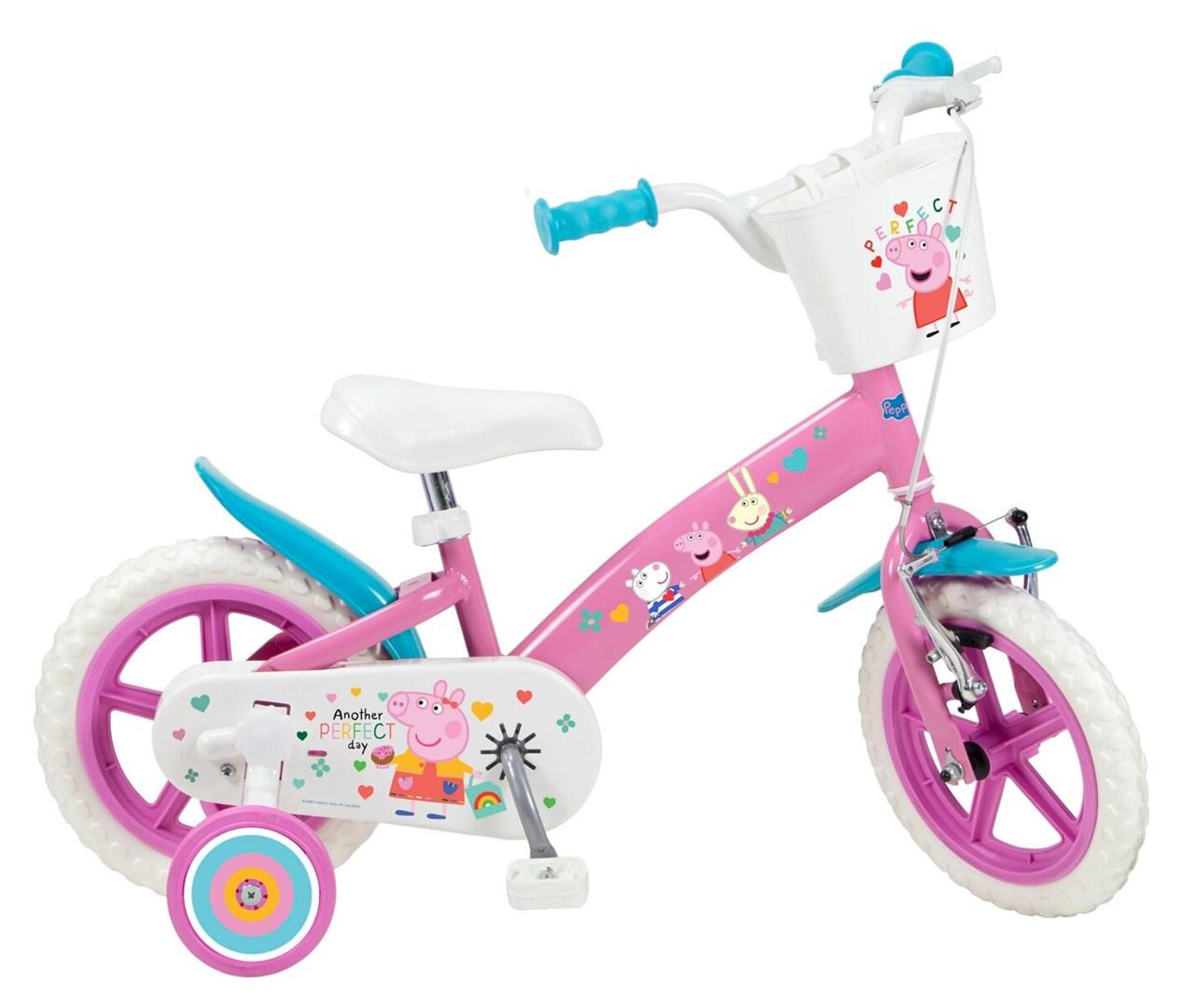 TOIMSA børnecykel 12" - Peppa Pig, pink