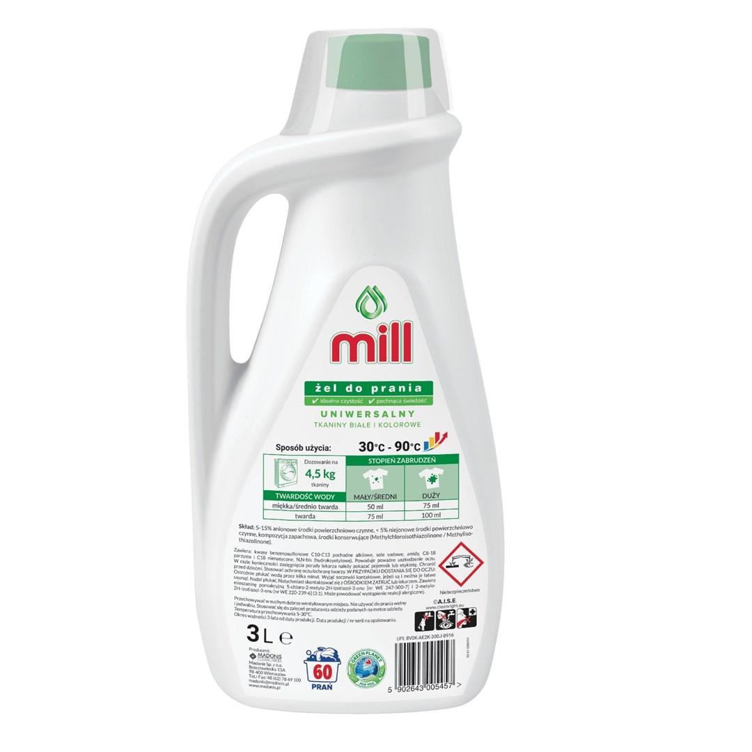 Mill - Universel vaskegel 3 l, 60 vaske