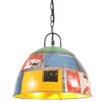 Industriel hængelampe 25 W rund 31 cm E27 flerfarvet