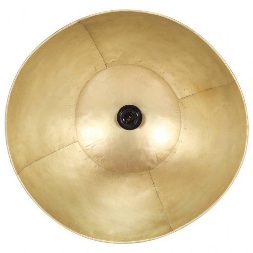 Hængelampe rund 48 cm E27 25 W messingfarvet