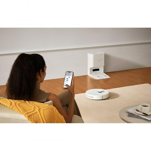 Dreame D10 Plus Gen 2 robotstøvsuger og gulvvasker - 6.000 Pa, LiDAR, 5.200 mAh - Hvid (OUTLET A)