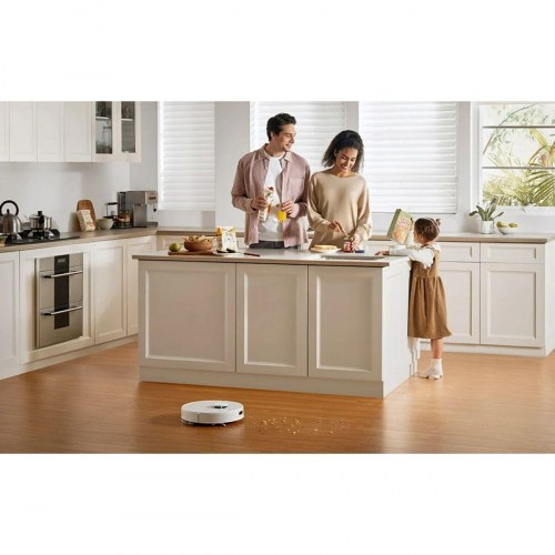 Dreame D10 Plus Gen 2 robotstøvsuger og gulvvasker - 6.000 Pa, LiDAR, 5.200 mAh - Hvid (OUTLET A)