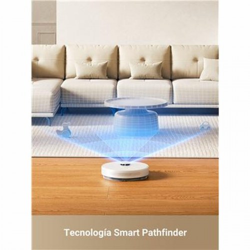 Dreame D10 Plus Gen 2 robotstøvsuger og gulvvasker - 6.000 Pa, LiDAR, 5.200 mAh - Hvid (OUTLET A)