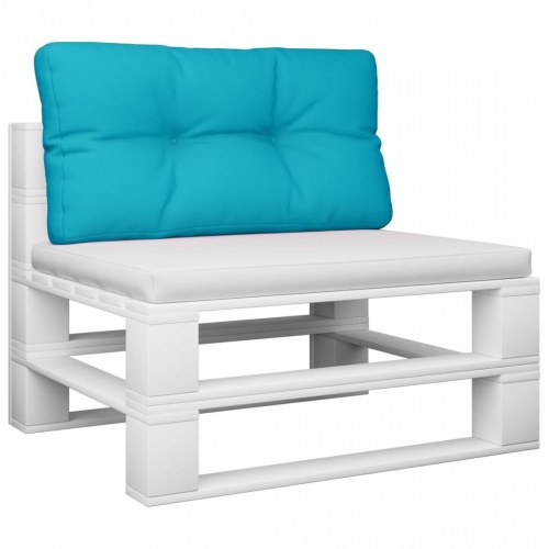 Pallehynde 70 × 40 × 12 cm i stof - turkis