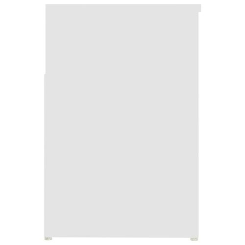Skoreol 80x30x45 cm spånplade hvid