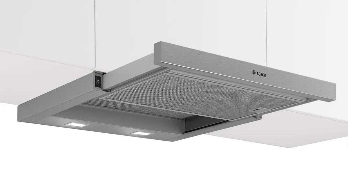 Bosch Serie 2 DFM064W55 udtræksemhætte - 60 cm, rustfrit look, 394 m³/t
