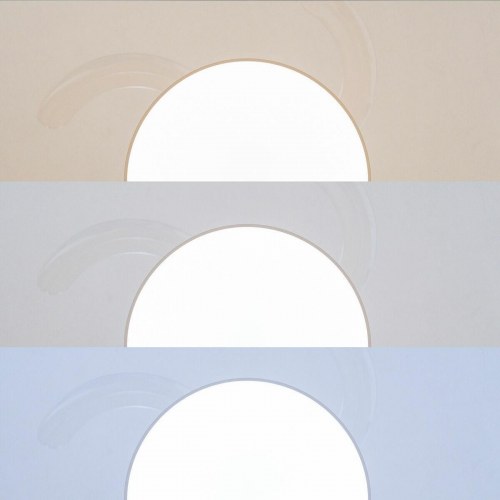 Woteez loftsventilator med LED, 4 foldbare vinger, trælook 72 W Ø49-104 cm