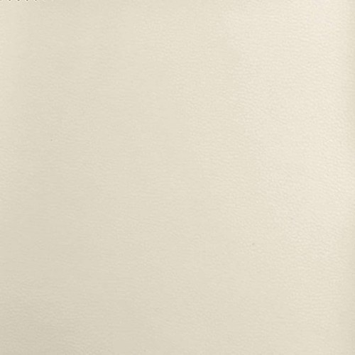 Sengestel med madras - creme stof 140 x 190 cm