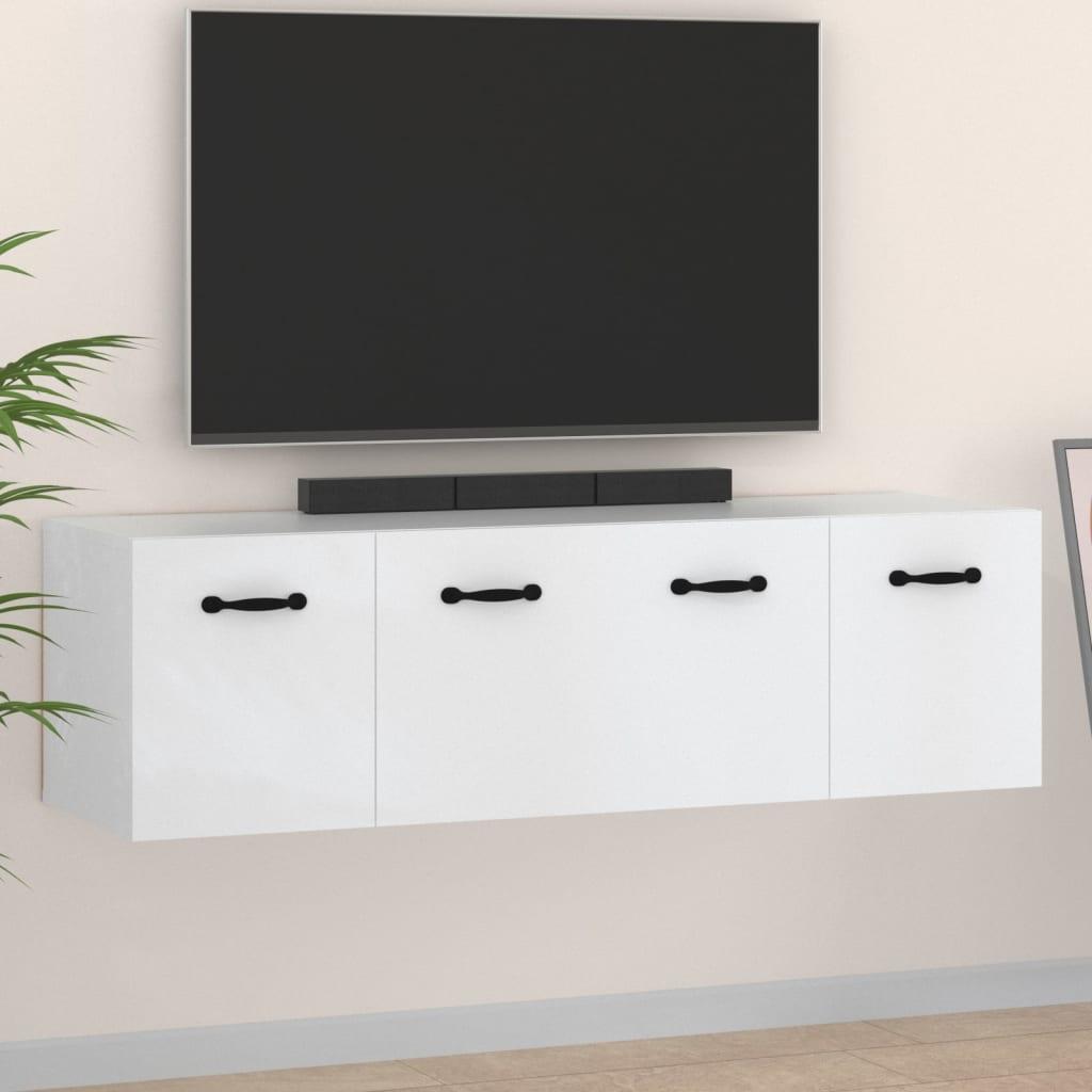 vidaXL vægskabe 2 stk. 80x35x36,5 cm konstrueret træ hvid