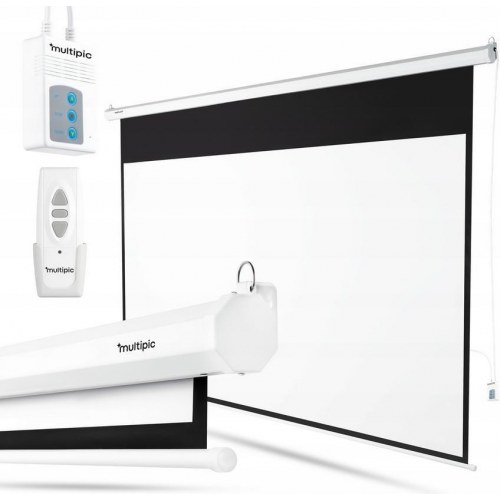 Overmax OV-Automatic Screen 95 – elektrisk projektorlærred med fjernbetjening