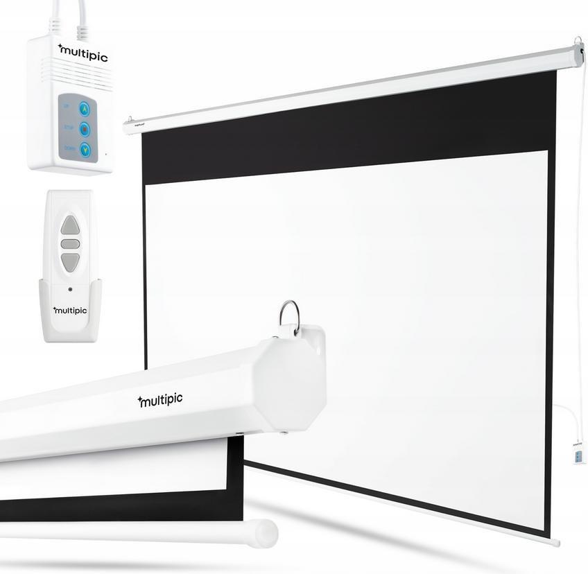 Overmax OV-Automatic Screen 95 – elektrisk projektorlærred med fjernbetjening