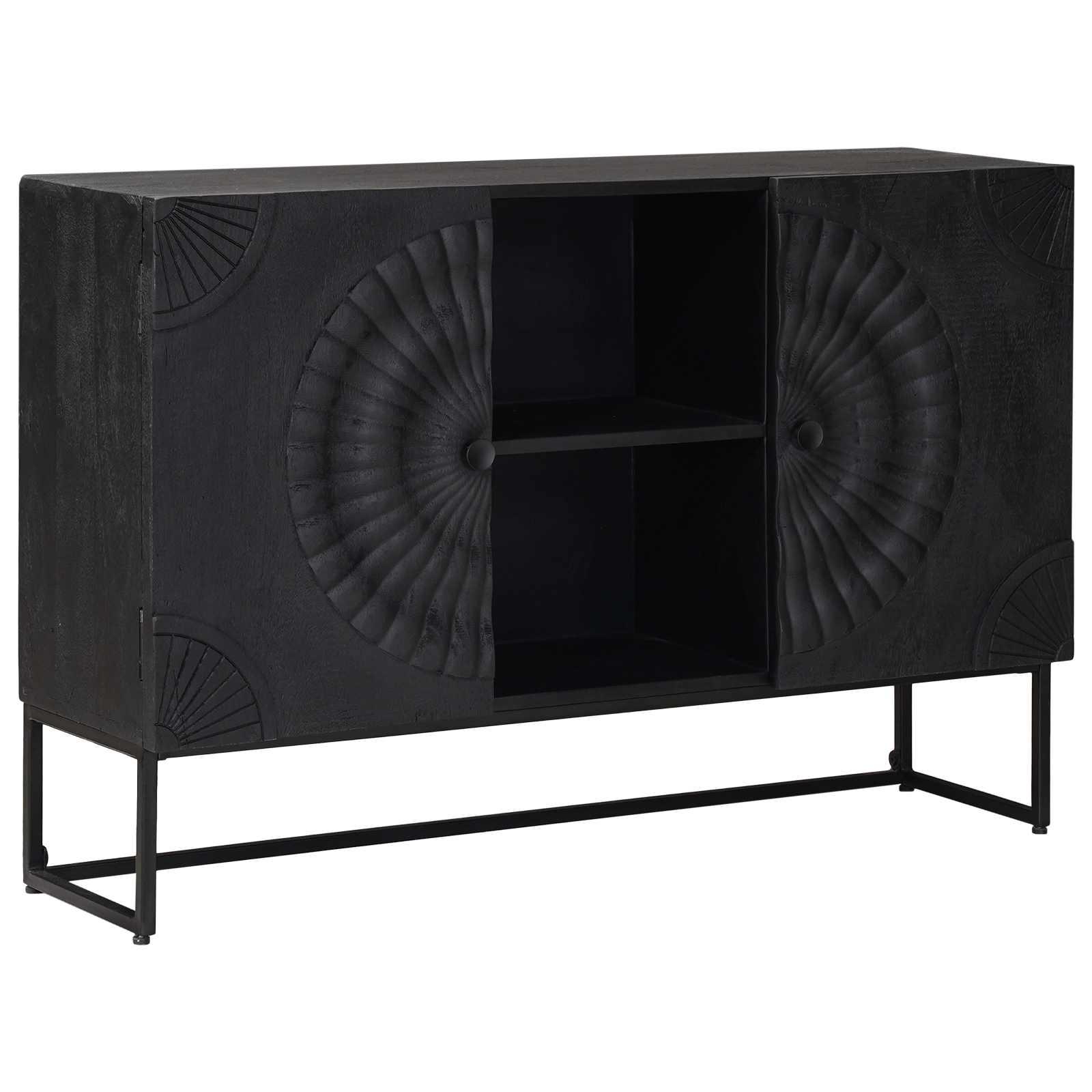 Sidebord Sort 105 x 30 x 68 cm