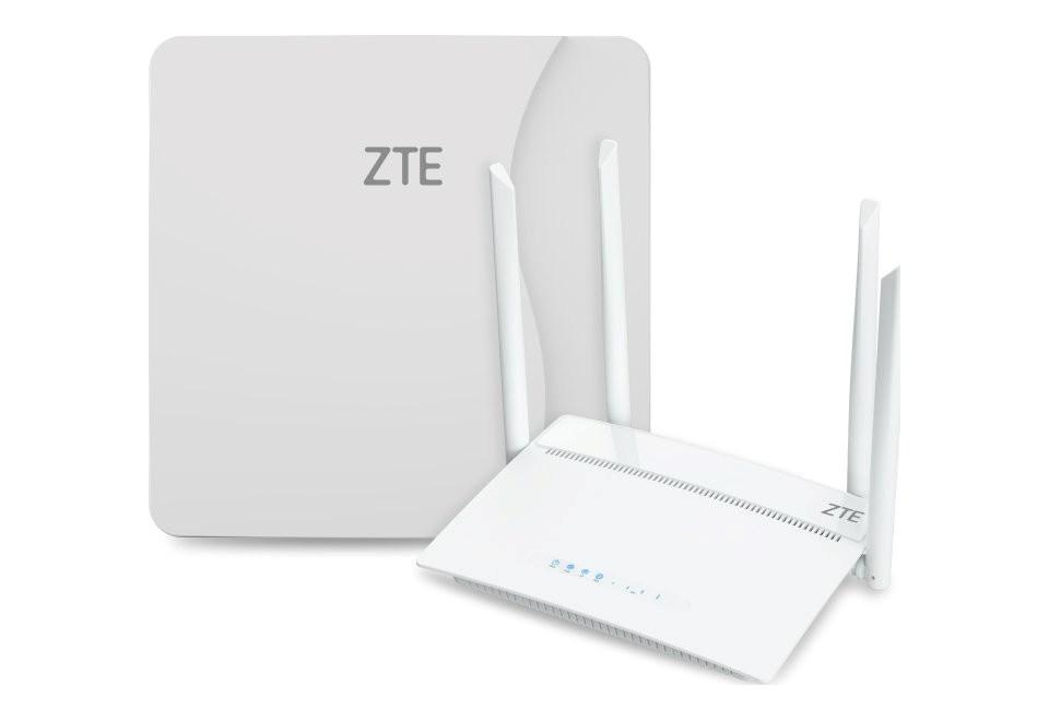 ZTE MF258 Pro + IDU WiâFi 6 router-sÃ¦t â hvid
