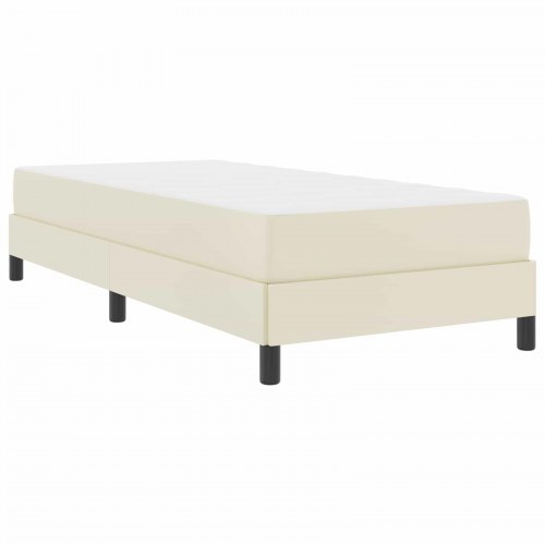 Seng med madras - creme 80 x 200 cm