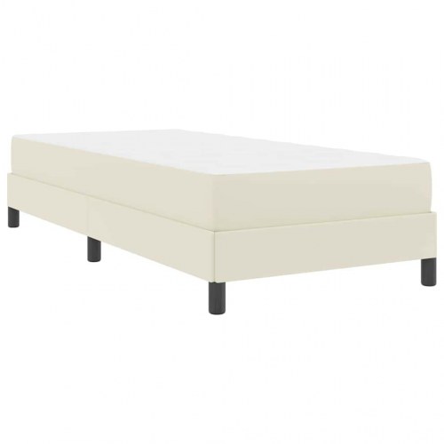 Seng med madras - creme 80 x 200 cm
