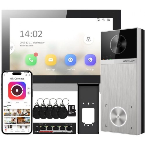 Hikvision DS-KIS613-S videodørtelefon sæt