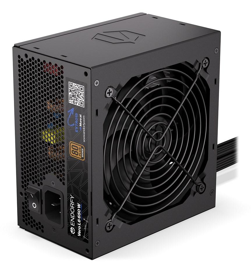 ENDORFY Vero L6 650 W ATX strÃ¸mforsyning â sort