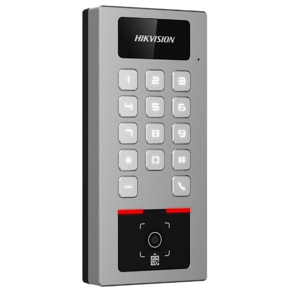 Hikvision DS-K1T502DBWX-QR adgangsterminal med tastatur og QR