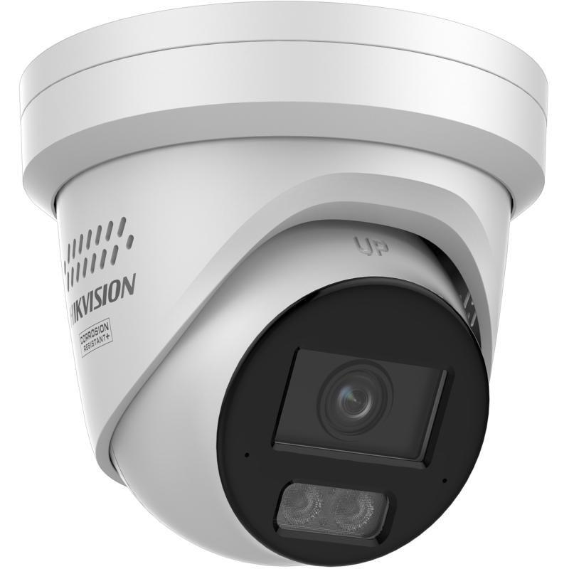 Hikvision Pro Series ColorVu DS-2CD2387G3-LIS2UY/SL 2,8 mm turret IP-kamera – 8 MP, indendørs/udendørs, loftmontering