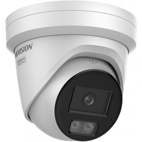 Hikvision Pro Series ColorVu DS-2CD2387G3-LIS2UY/SL 2,8 mm turret IP-kamera – 8 MP, indendørs/udendørs, loftmontering