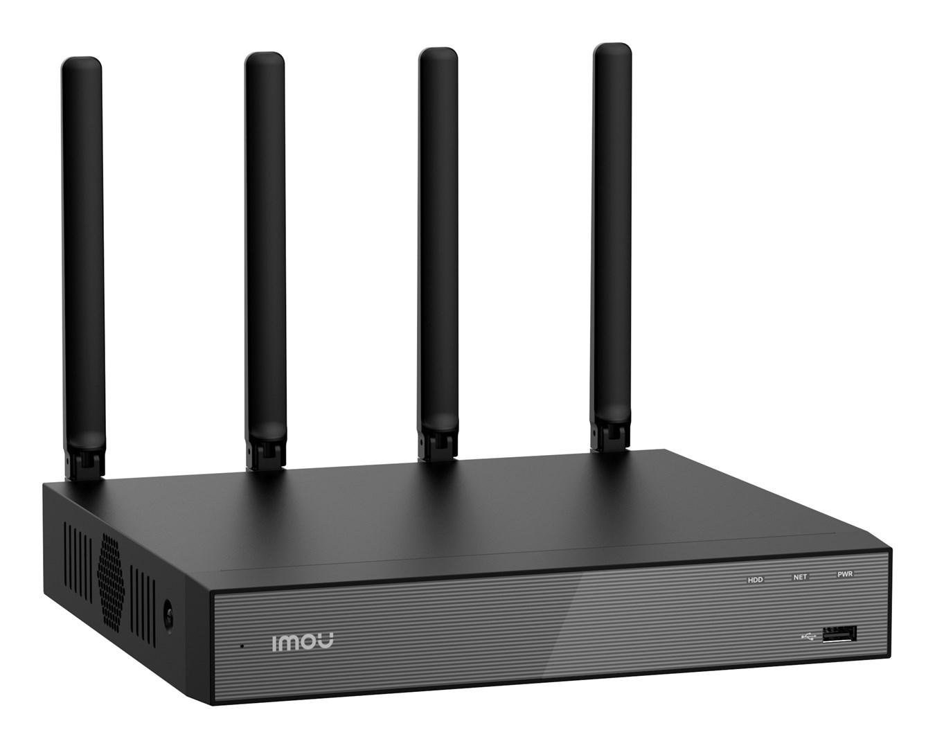 Imou N110W, 10 kanaler, 2592 x 1944 pixel, AAC, H.264, H.265, 802.11b, 802.11g, Wi-Fi 4 (802.11n), Wi-Fi 6 (802.11ax), Dual-band (2,4 GHz / 5 GHz)
