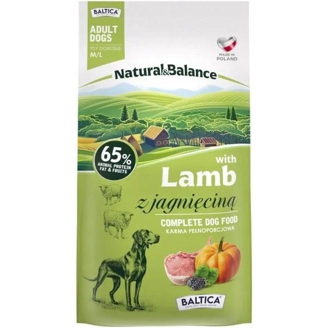 BALTICA Natural & Balance Lamb M/L â tÃ¸rfoder til voksne hunde 3 kg